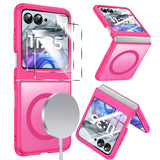 LeYi for Motorola-Razr-2025-Case: Motorola Razr 2024 Case [Compatible with MagSafe] with Fast Magnetic Integrated Structure Funda para Moto Razr 2025/2024