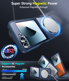 LeYi for Samsung-Galaxy-Z-Flip-6-Case: Galaxy Z Flip 6 Case [Compatible with MagSafe] with Fast Magnetic Integrated Structure Funda para Z Flip 6