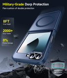 LeYi for Samsung-Galaxy-Z-Flip-6-Case: Galaxy Z Flip 6 Case [Compatible with MagSafe] with Fast Magnetic Integrated Structure Funda para Z Flip 6