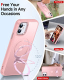 LeYi for iPhone-13 Case: with Magnetic Ring Stand for MagSafe
