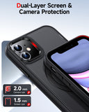 LeYi for iPhone-13 Case: with Magnetic Ring Stand for MagSafe