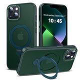 LeYi for iPhone-13 Case: with Magnetic Ring Stand for MagSafe