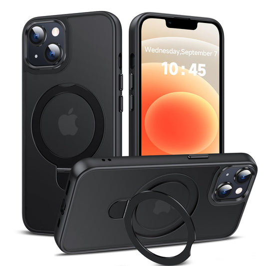 LeYi for iPhone-13 Case: with Magnetic Ring Stand for MagSafe
