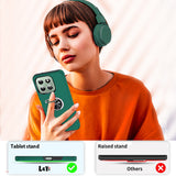 LeYi for Honor X6b 4G Case with Glass Screen Protector, Shockproof Heavy Duty Protective Slim Fit Honor X6b 4G Cell Phone Case Cover with Rotatable Ring Holder Magnetic Kickstand for Women