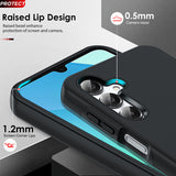 LeYi for Samsung Galaxy A16 5G Case with Glass Screen Protector and Lens Protector, Shockproof Heavy Duty Protective Slim Fit Samsung Galaxy A16 5G Cell Phone Case Cover with Rotatable Ring Holder Magnetic Kickstand for Women