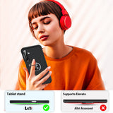 LeYi for Samsung Galaxy A17 5G Case with Glass Screen Protector and Lens Protector, Shockproof Heavy Duty Protective Slim Fit Samsung Galaxy A17 5G Cell Phone Case Cover with Rotatable Ring Holder Magnetic Kickstand for Women