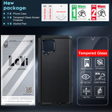 LeYi for Samsung-Galaxy-A42-5G Case with Screen Protector X1, SAM A42 5G Case 3 in 1 Rugged Shockproof Android Cover Funda A42 5G