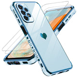 LeYi for Samsung Galaxy A23 5G Case: with Tempered Glass Screen Protector [2 Pcs]+ Full Camera Lens Protection