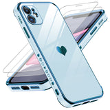 LeYi for iPhone 11 Case: with Tempered Glass Screen Protector [2 Pcs]+ Full Camera Lens Protection