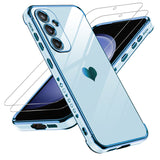 LeYi for Samsung Galaxy S23 FE 5G Case: with Tempered Glass Screen Protector [2 Pcs]+ Full Camera Lens Protection