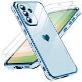 LeYi for Samsung Galaxy A56 5G Case: with Tempered Glass Screen Protector [2 Pcs]+ Full Camera Lens Protection