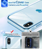 LeYi for iPhone X/ XS Case: with Tempered Glass Screen Protector [2 Pcs]+ Full Camera Lens Protection