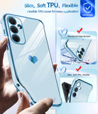 LeYi for Samsung Galaxy A35 5G Case: with Tempered Glass Screen Protector [2 Pcs]+ Full Camera Lens Protection
