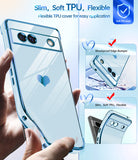 LeYi for Google Pixel 7A Case: with Tempered Glass Screen Protector [2 Pcs]+ Full Camera Lens Protection