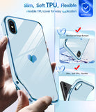 LeYi for iPhone X/ XS Case: with Tempered Glass Screen Protector [2 Pcs]+ Full Camera Lens Protection