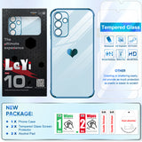 LeYi for Samsung Galaxy A15 5G Case: with Tempered Glass Screen Protector [2 Pcs]+ Full Camera Lens Protection
