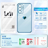 LeYi for Samsung Galaxy S23 FE 5G Case: with Tempered Glass Screen Protector [2 Pcs]+ Full Camera Lens Protection