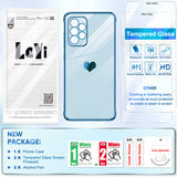 LeYi for Samsung Galaxy A52 5G Case: with Tempered Glass Screen Protector [2 Pcs]+ Full Camera Lens Protection