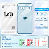 LeYi for Google Pixel 7A Case: with Tempered Glass Screen Protector [2 Pcs]+ Full Camera Lens Protection