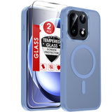 LeYi for OnePlus-15 Case: OnePlus 15 Screen Protector [2 Packs] with One Plus 15 Case, [Mag-Safe Fit] Matte Translucent Soft & Full Body Shockproof Funda para One Plus15 Unlocked Accessories