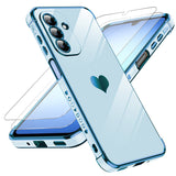 LeYi for Samsung Galaxy A17 5G Case: with Tempered Glass Screen Protector [2 Pcs]+ Full Camera Lens Protection