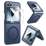 LeYi for Samsung-Galaxy-Z-Flip-6-Case: Galaxy Z Flip 6 Case [Compatible with MagSafe] with Fast Magnetic Integrated Structure Funda para Z Flip 6