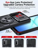 LeYi for Samsung Galaxy A17/A16/A26-5G Phone Case: Samsung A17 5G Case with Screen Protector X 2, Slide Camera Cover with Magnetic Stand, Heavy Duty Shockproof para A 17 Case for Women Girl