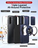 LeYi for Samsung Galaxy A17/A16/A26-5G Phone Case: Samsung A17 5G Case with Screen Protector X 2, Slide Camera Cover with Magnetic Stand, Heavy Duty Shockproof para A 17 Case for Women Girl