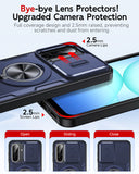 LeYi for Samsung Galaxy A17/A16/A26-5G Phone Case: Samsung A17 5G Case with Screen Protector X 2, Slide Camera Cover with Magnetic Stand, Heavy Duty Shockproof para A 17 Case for Women Girl