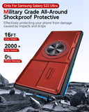 LeYi for Samsung Galaxy S22-Ultra Phone Case: Samsung S22 Ultra Case, Slide Camera Cover with Magnetic Stand, Heavy Duty Shockproof para S22 Ultra Case for Women Girl