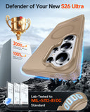 LeYi for Samsung Galaxy-S26-Ultra Case Stand: for Magsafe with Kickstand Women Rugged Protective Slim Fit Military Grade Protection Black