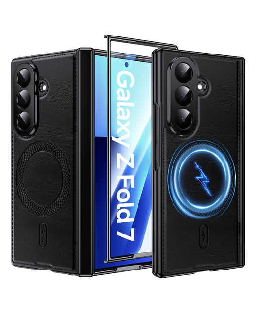 LeYi for Samsung-Galaxy-Z-Fold-7-Case  [Mag-Safe Fit] with Militay Grade-[Hinge Protection]