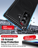 LeYi for Samsung-Galaxy-Z-Fold-7-Case  [Mag-Safe Fit] with Militay Grade-[Hinge Protection]