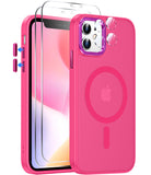 LeYi for iPhone-11 Cases Green with Screen Protector X2 + Camera Cover X2:[ MagSafe Compatible] Magnetic Military Grade Protective Slim Phone Case for iPhone 11 i Phone 11