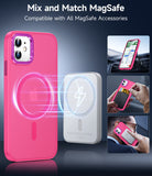 LeYi for iPhone-11 Cases Green with Screen Protector X2 + Camera Cover X2:[ MagSafe Compatible] Magnetic Military Grade Protective Slim Phone Case for iPhone 11 i Phone 11