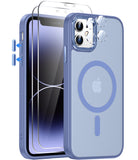 LeYi for iPhone-11 Cases Green with Screen Protector X2 + Camera Cover X2:[ MagSafe Compatible] Magnetic Military Grade Protective Slim Phone Case for iPhone 11 i Phone 11