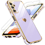 LeYi for Samsung Galaxy A14 5G Case: with Tempered Glass Screen Protector [2 Pcs]+ Full Camera Lens Protection