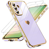 LeYi for Samsung Galaxy A56 5G Case: with Tempered Glass Screen Protector [2 Pcs]+ Full Camera Lens Protection