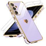 LeYi for Samsung Galaxy S23 FE 5G Case: with Tempered Glass Screen Protector [2 Pcs]+ Full Camera Lens Protection