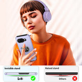 LeYi for Google Pixel 10A Case with Glass Screen Protector and Lens Protector, Shockproof Heavy Duty Protective Slim Fit Google Pixel 10A Cell Phone Case Cover with Rotatable Ring Holder Magnetic Kickstand for Women