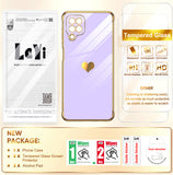 LeYi for Samsung Galaxy A12 5G Case: with Tempered Glass Screen Protector [2 Pcs]+ Full Camera Lens Protection