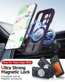 LeYi for Moto Edge 2026 Case: Compatible with Mag-Safe, Military-Grade Matte Translucent Soft-Touch Skin Funda para moto edge 2026