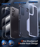 LeYi for Sansung Galaxy A13 5G Phone Case, Phone Case Glalxy A13 5G with Screen Protector for Women, Dual Layer Protective Hard PC Back & Soft Bumper Resilient Shock Absorb Cover