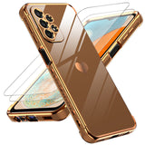 LeYi for Samsung Galaxy A23 5G Case: with Tempered Glass Screen Protector [2 Pcs]+ Full Camera Lens Protection