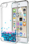 iPod Touch 7 Case, iPod Touch 6 Case, iPod Touch 5 Case , LeYi Glitter Liquid Clear Phone Case for Apple iPod Touch 7th/ 6th/ 5th Gen