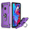 LeYi Xiaomi Redmi Note 7 Case with Ring Holder Kickstand, Full Body Protective Silicone TPU Gel Shockproof Tough Armour Cover with Screen Protector