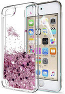 iPod Touch 7 Case, iPod Touch 6 Case, iPod Touch 5 Case , LeYi Glitter Liquid Clear Phone Case for Apple iPod Touch 7th/ 6th/ 5th Gen