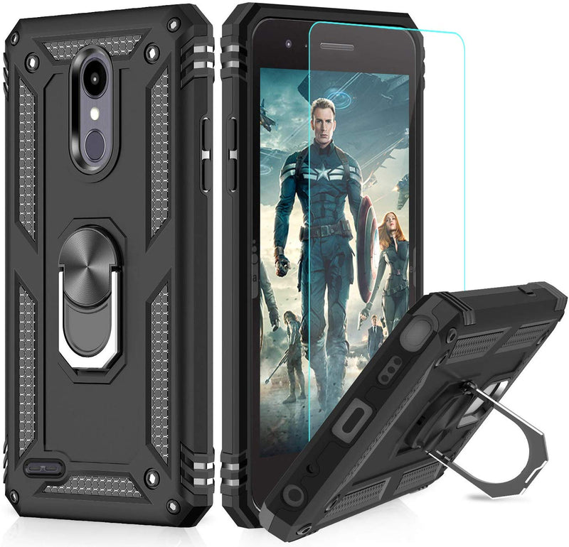 LG Tribute Empire Case,LG Aristo 3/Aristo 2/Rebel 4 LTE/Aristo 2 Plus/Phoenix 4/Tribute Dynasty/Zone 4 Phone Cases with HD Screen Protector