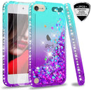 iPod Touch 7 Case, iPod Touch 6 Case, iPod Touch 5 Case , LeYi Glitter Liquid Clear Phone Case for Apple iPod Touch 7th/ 6th/ 5th Gen