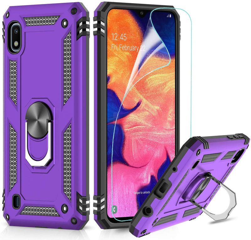 LeYi Samsung Galaxy A10e Case (NOT FIT A10) with HD Screen Protector, Military Grade Armor Full-Body Protective Phone Cover Case with 360 Degree